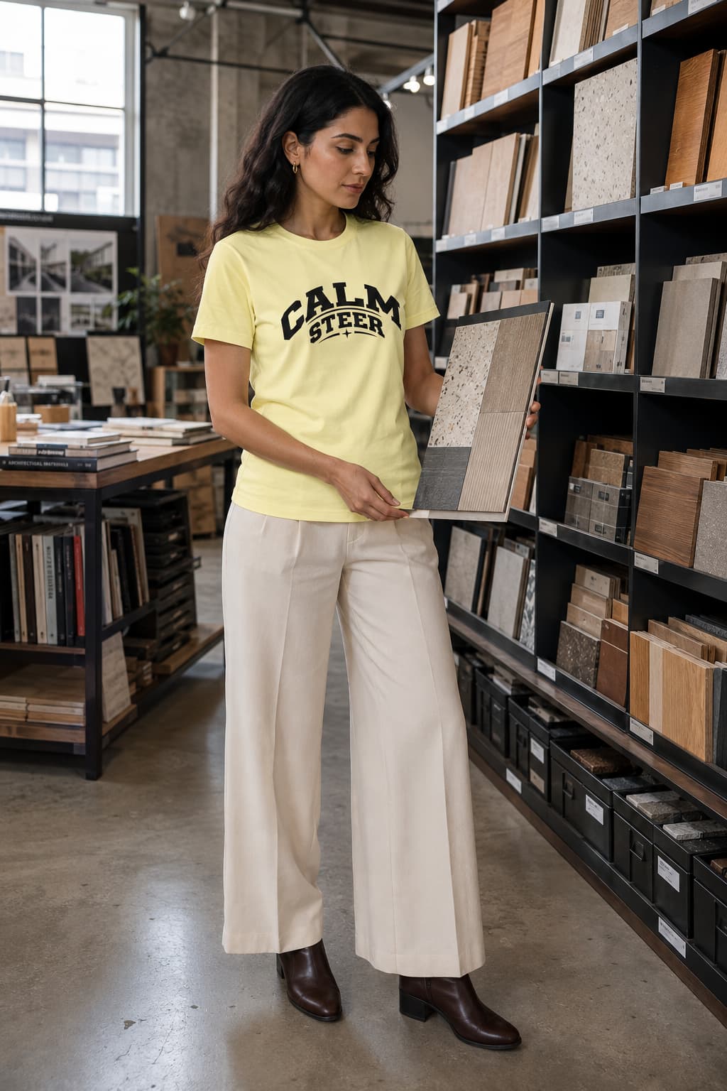 karavirs™ Calm Steer — Butter Yellow Women's Tee