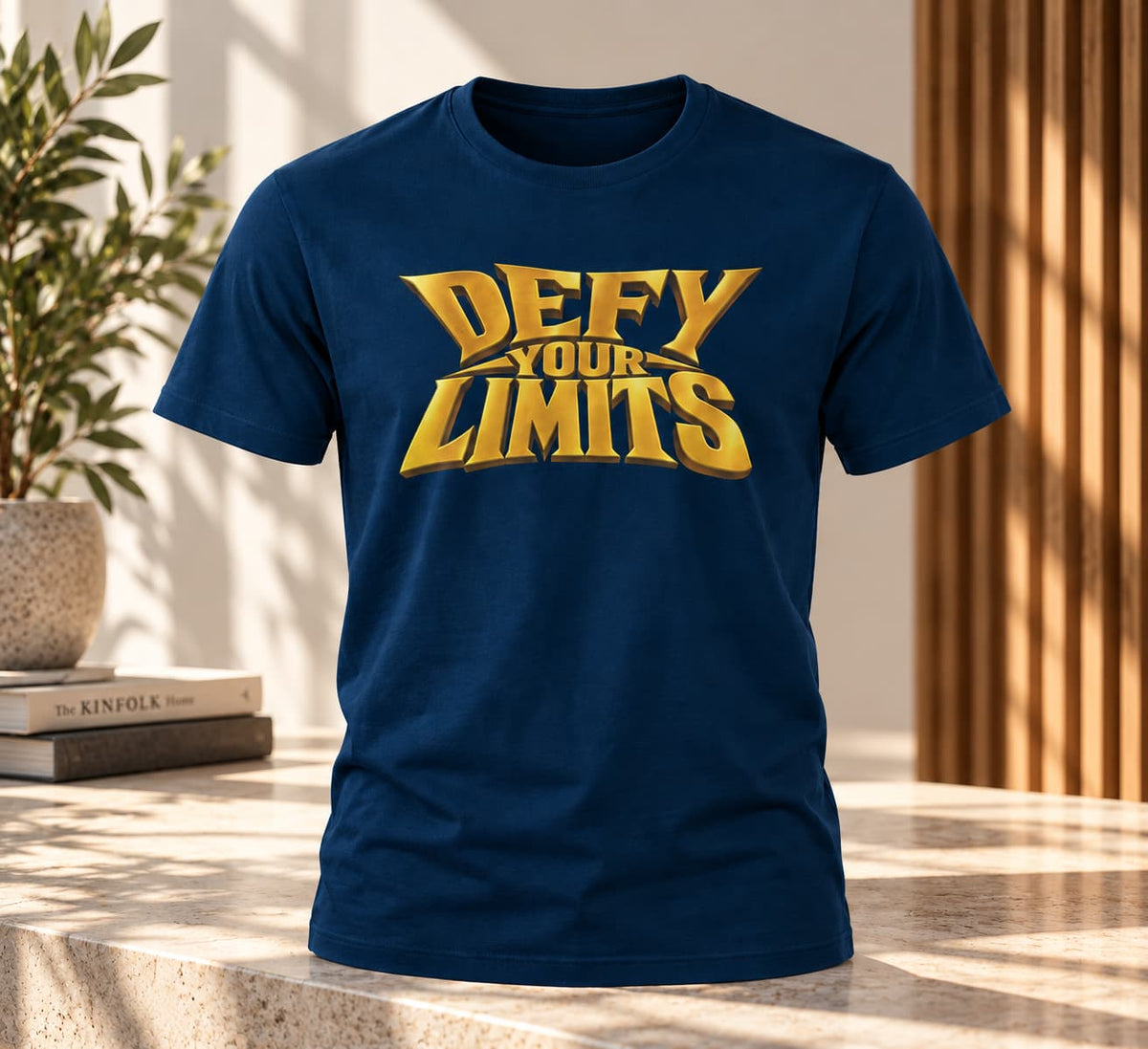 MENS NAVY BLUE ROUNDNECK T-SHIRT