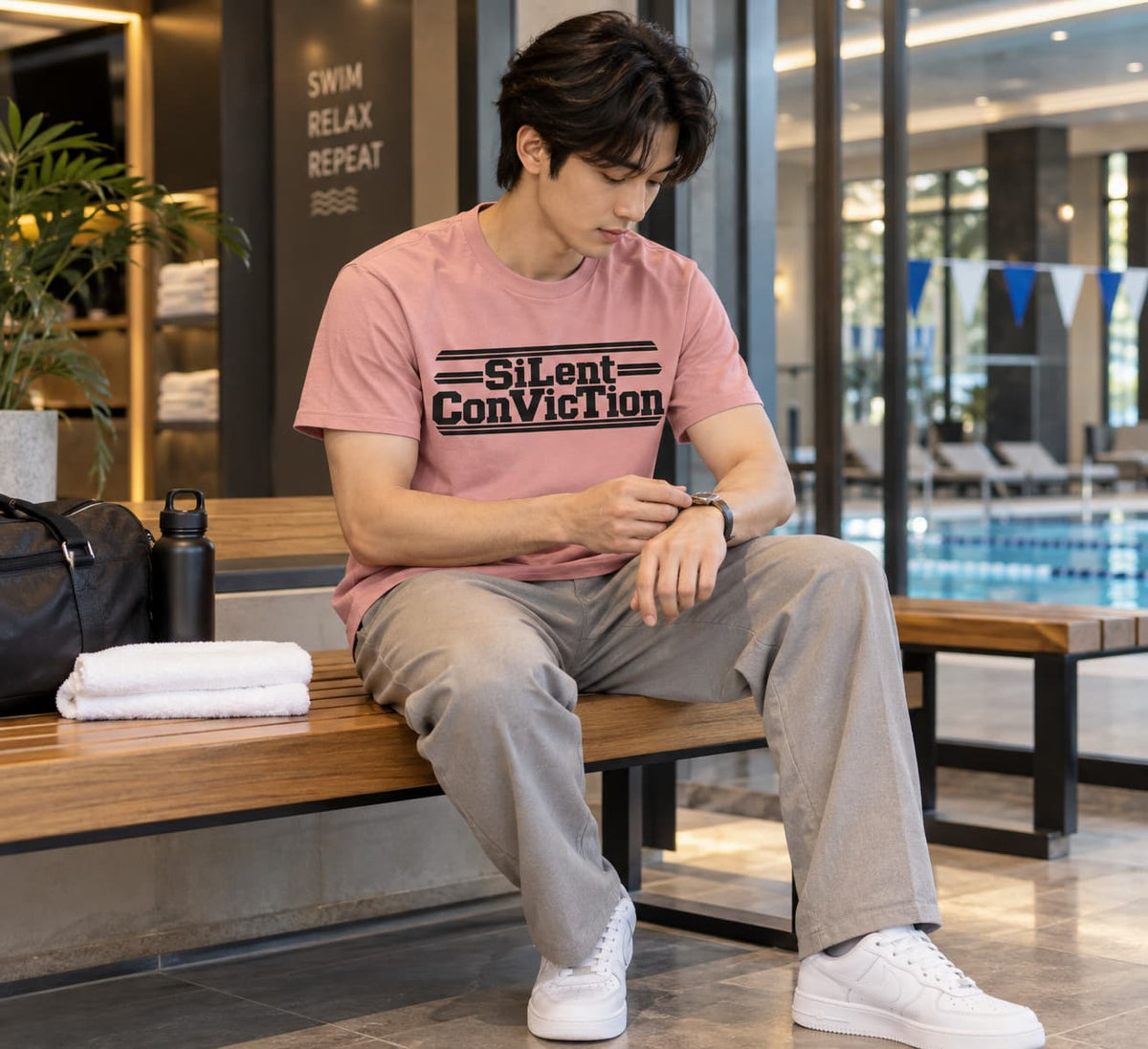 MENS PASTEL DUSTY ROUNDNECK T-SHIRT