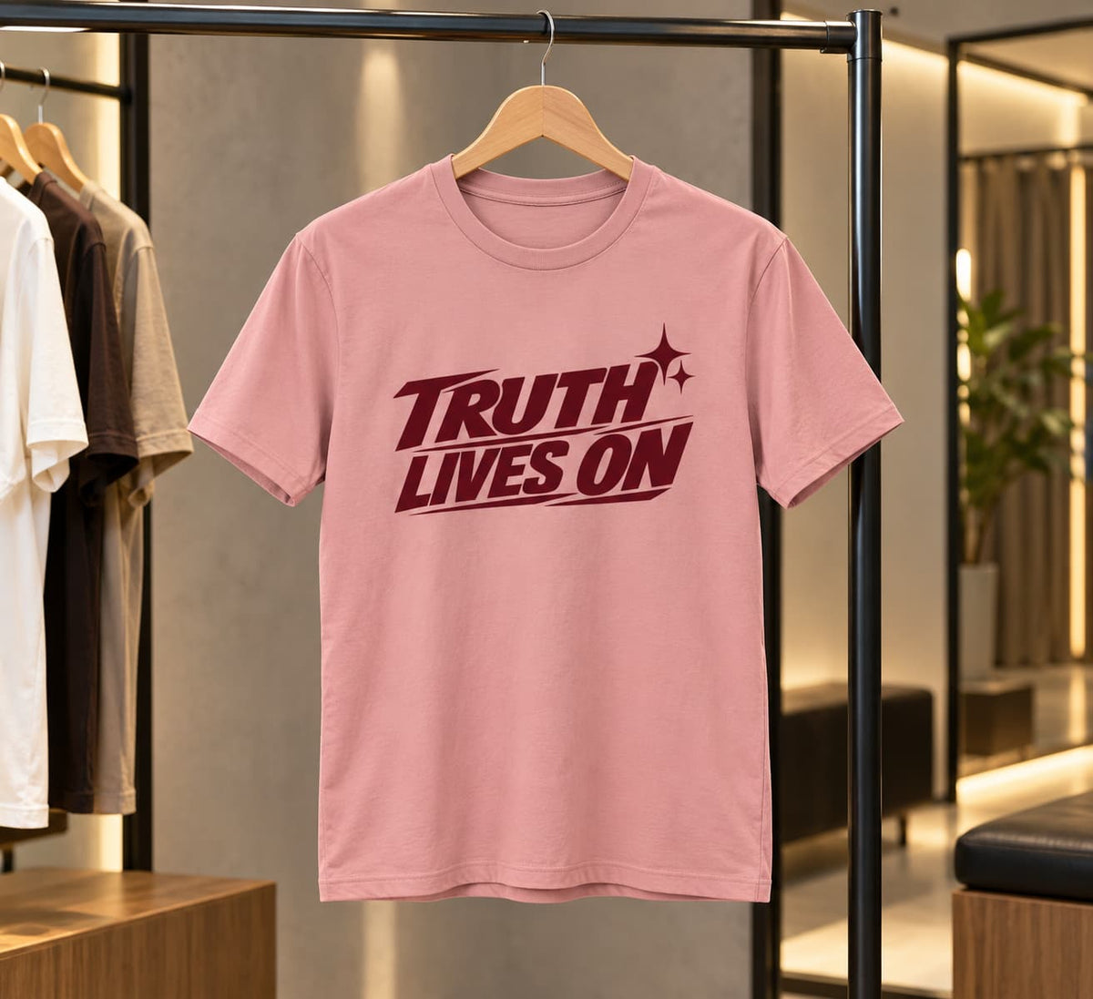 MENS PASTEL DUSTY ROUNDNECK T-SHIRT