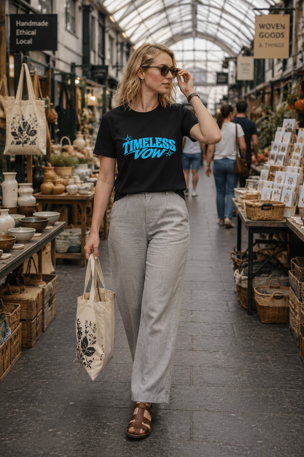 karavirs™ Timeless Vow — Black Women's Tee