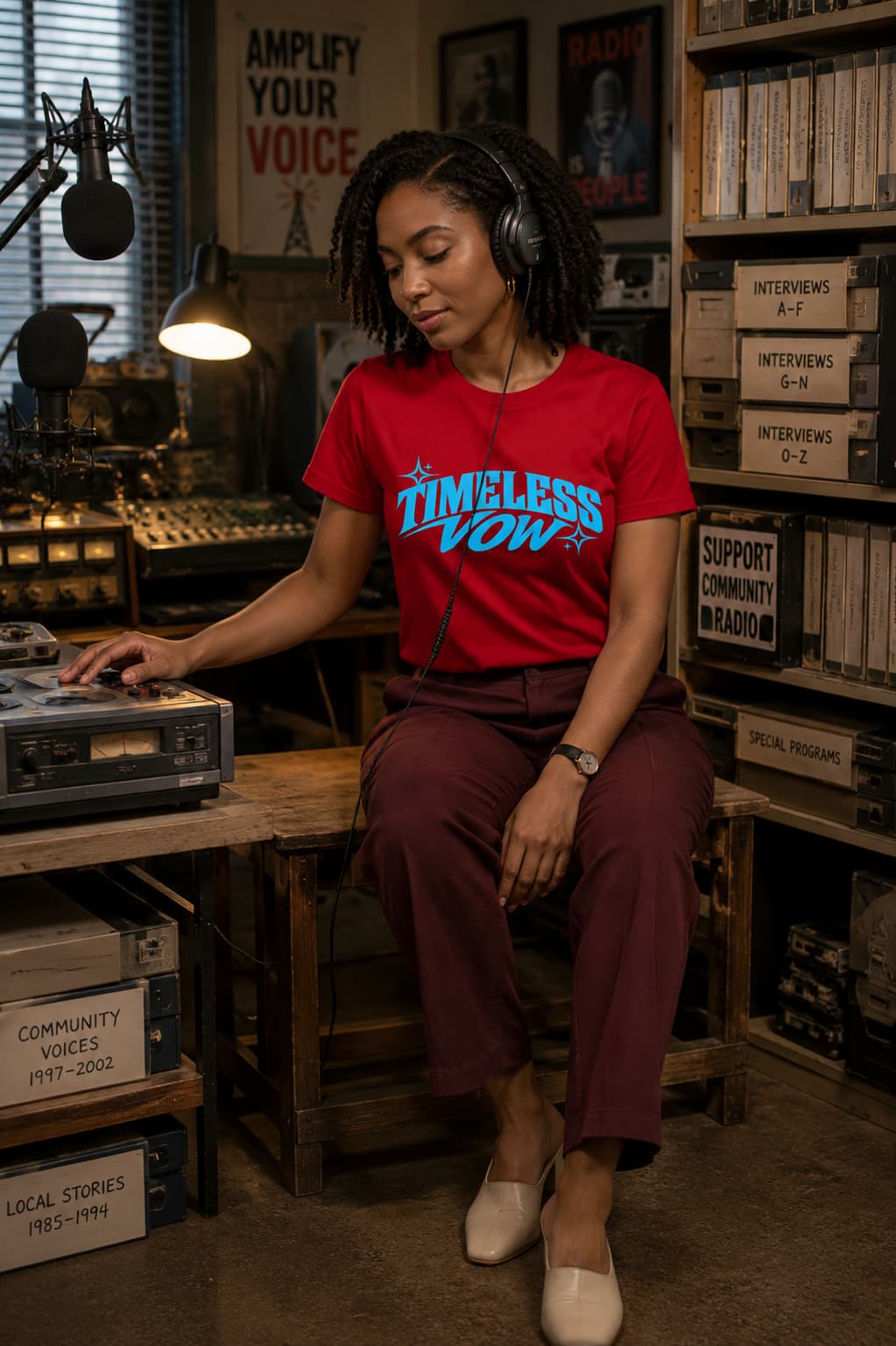 karavirs™ Timeless Vow — Red Women's Tee