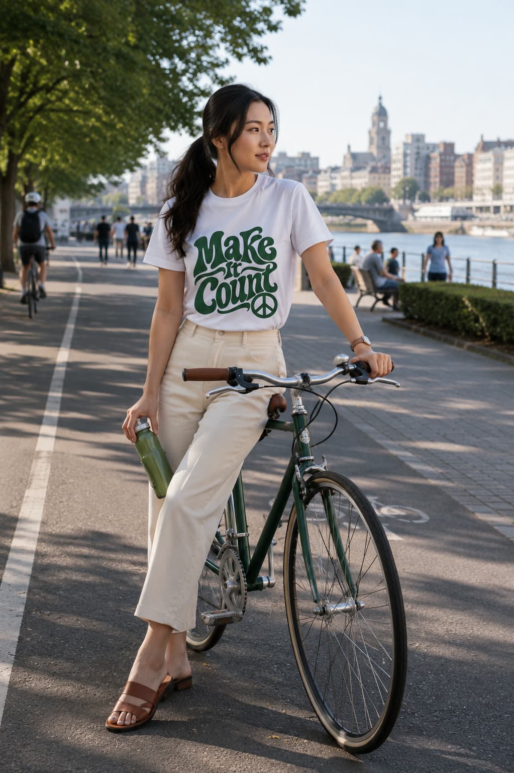 karavirs™ Make It Count — White Women's Tee