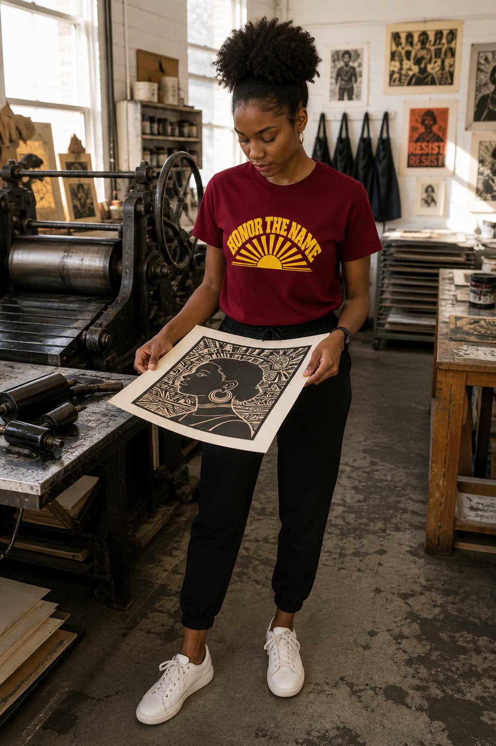 karavirs™ Honor The Name — Maroon Women's Tee