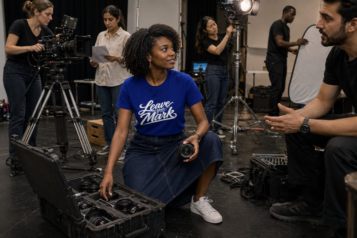 karavirs™ Leave Your Mark — Royal Blue Women's Tee