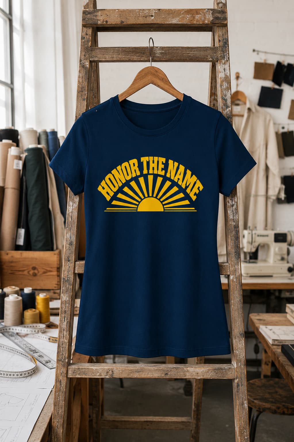 karavirs™ Honor The Name — Navy Blue Women's Tee