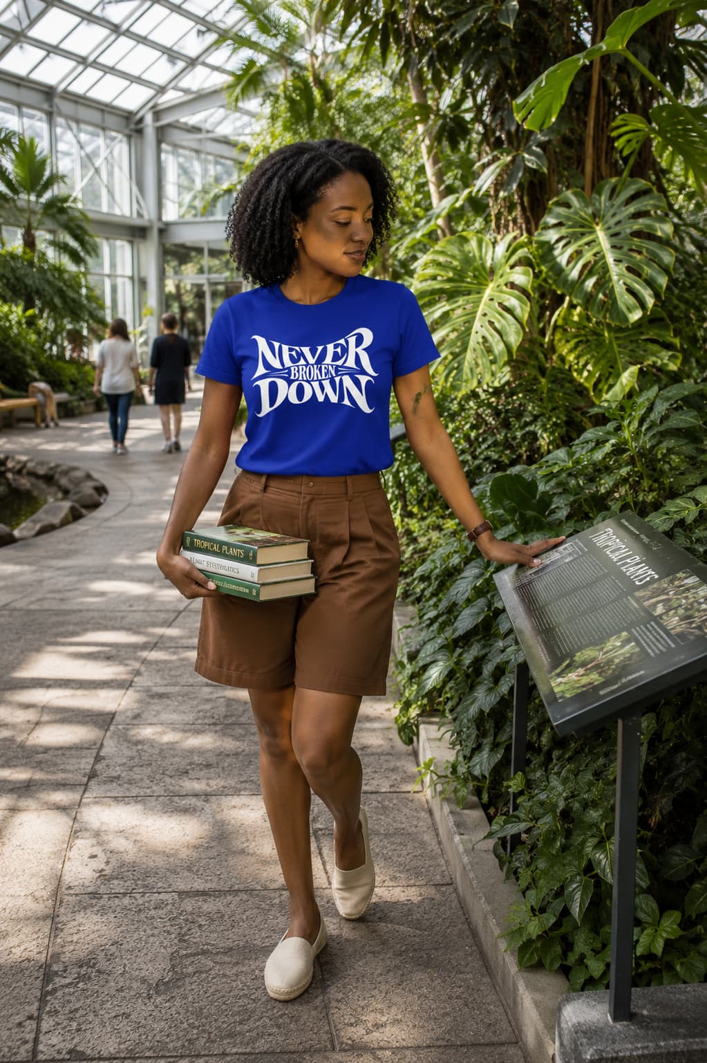 karavirs™ Never Broken Down — Royal Blue Women's Tee