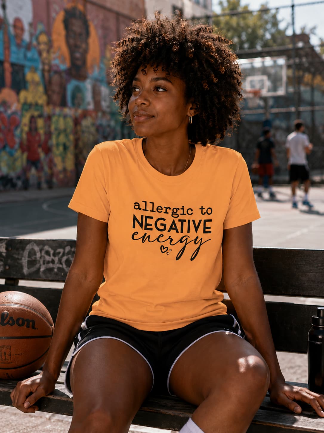 WOMENS MUSTARD ROUNDNECK T-SHIRT