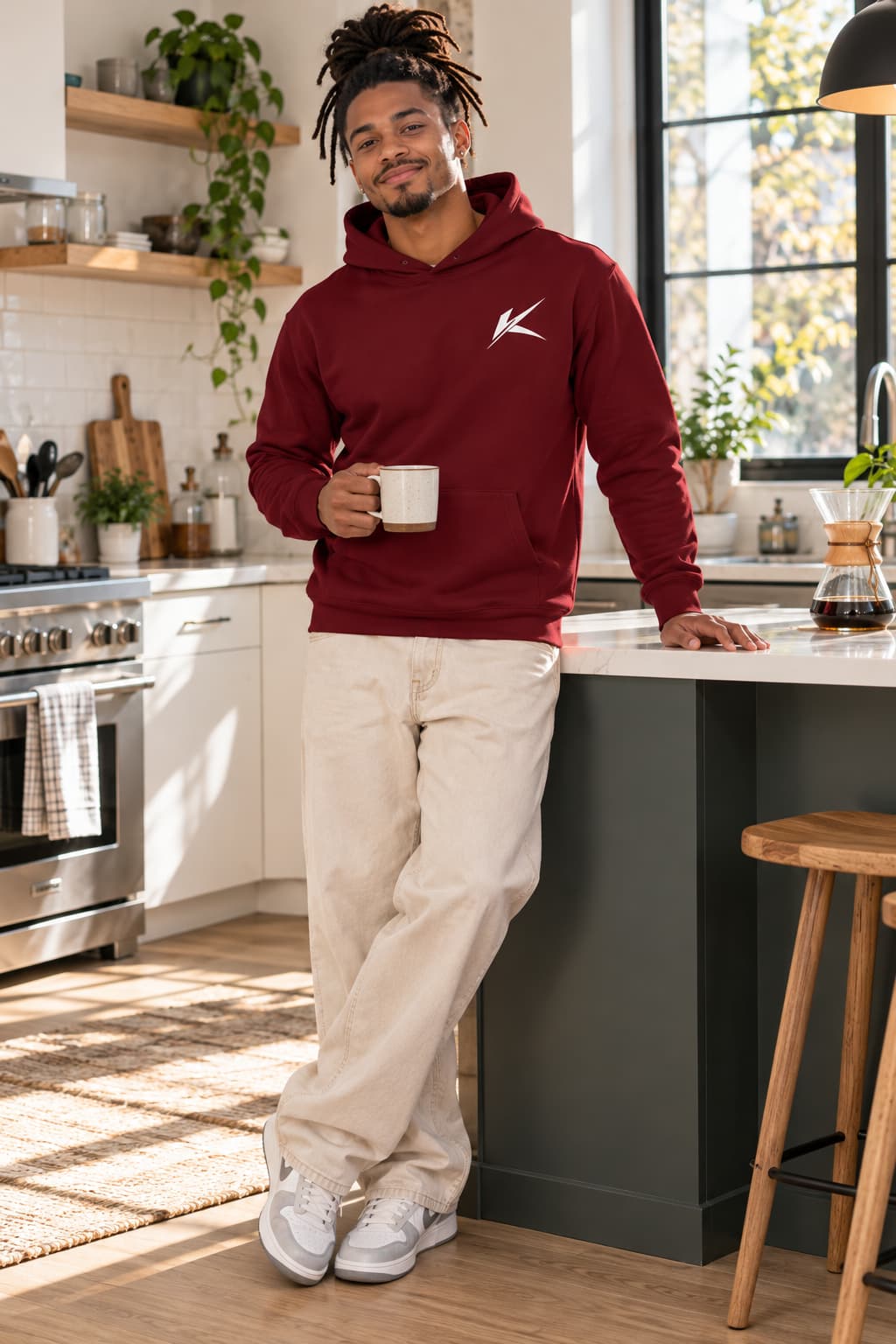 MENS MAROON HOODIES