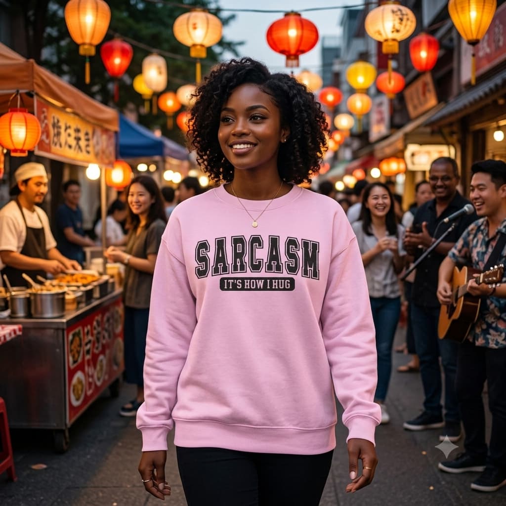 Women's Light Pink Sweatshirts