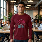 MENS MAROON ROUNDNECK T-SHIRT F/S