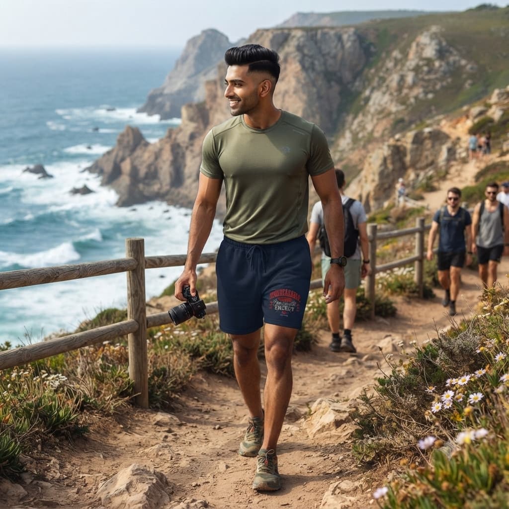Men’s Navy Blue Shorts 