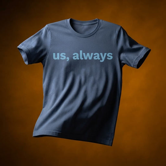 karavirs™ Us Always — Smoke Blue Tee