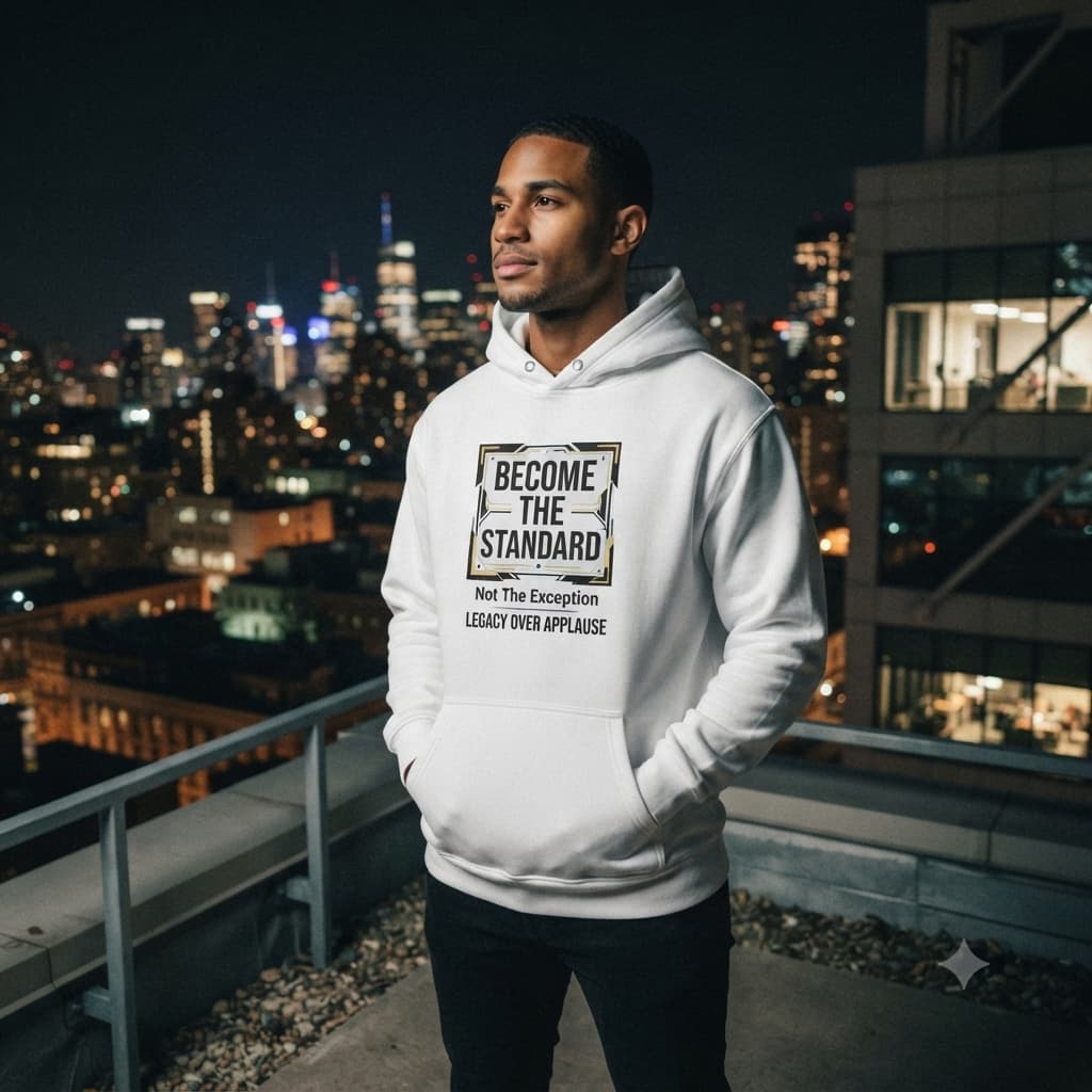 Men's White Hoodie