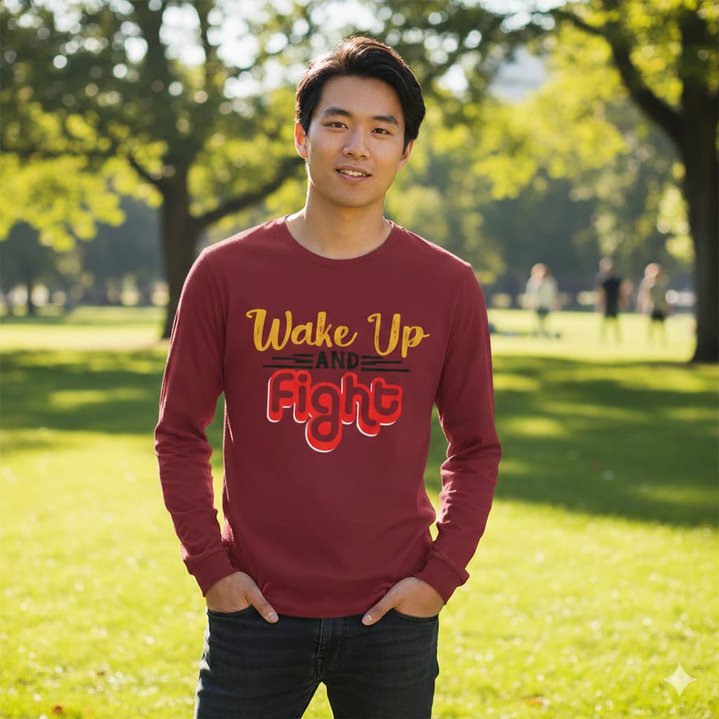 MENS MAROON ROUNDECK F/S T-SHIRT