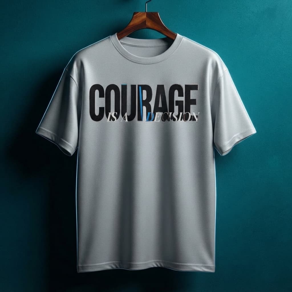 Unisex Silver Frost Oversized Round Neck T-shirt