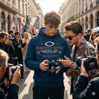Men's Navy Blue Hoodie