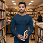 MENS NAVY BLUE ROUNDNECK T-SHIRT F/S