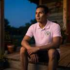Men's Light Pink Polo T-shirt
