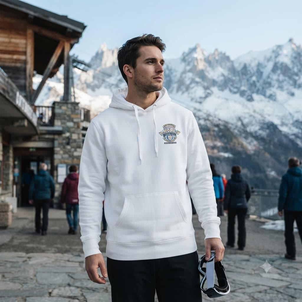 Men's White Hoodies