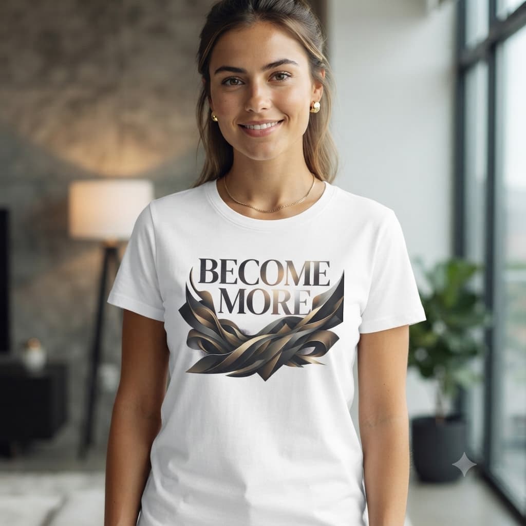 Women's White Round Neck T-shirt