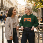 Women's Olive Green Crop Hoodies