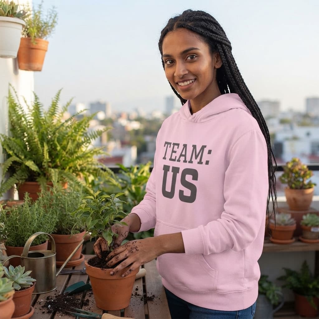 Women's Light Pink Hoodies