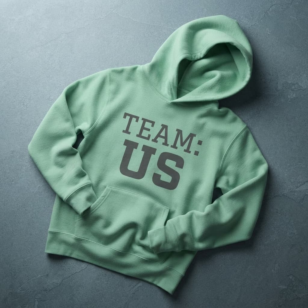 karavirs™ Team Us — Mint Green Hoodie