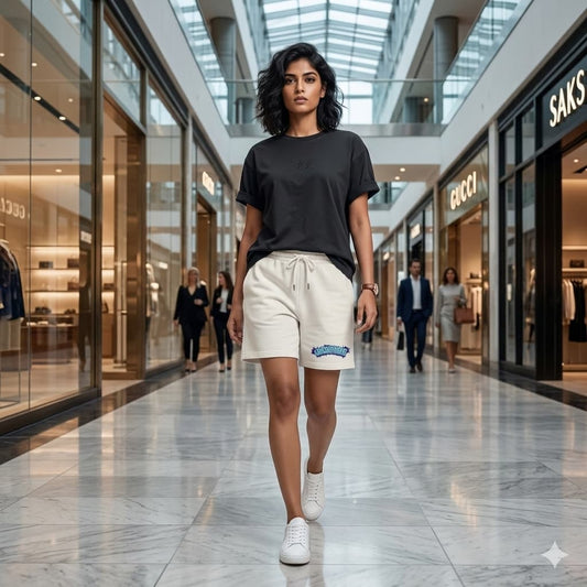 Women's White Shorts