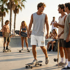 Men's White Shorts