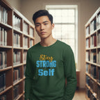 MENS OLIVE GREEN ROUNDNECK F/S T-SHIRT