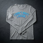 Men's Melange Grey Round Neck Full Sleeve T-shirt