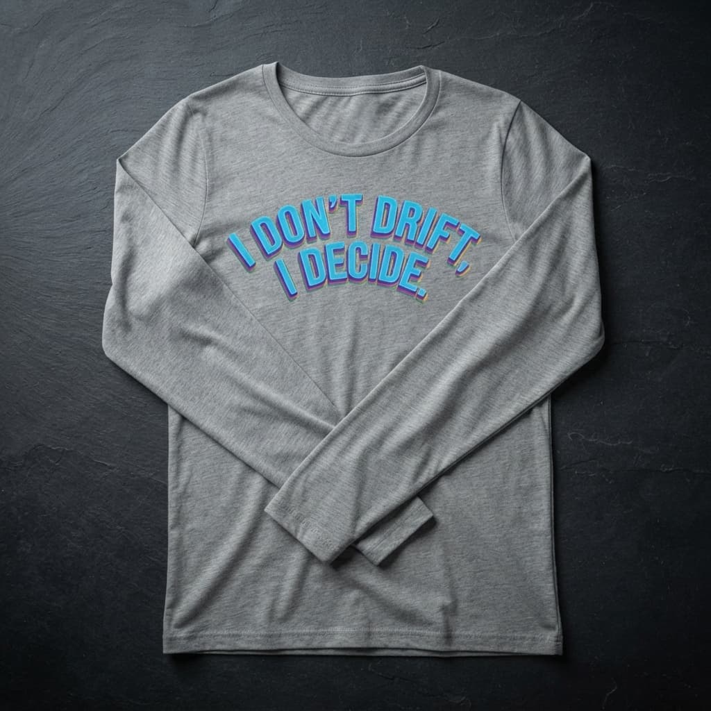 Men's Melange Grey Round Neck Full Sleeve T-shirt