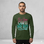 MENS OLIVE GREEN ROUNDNECK T-SHIRT F/S