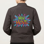 Women's Charcoal Grey Bomber Jacket