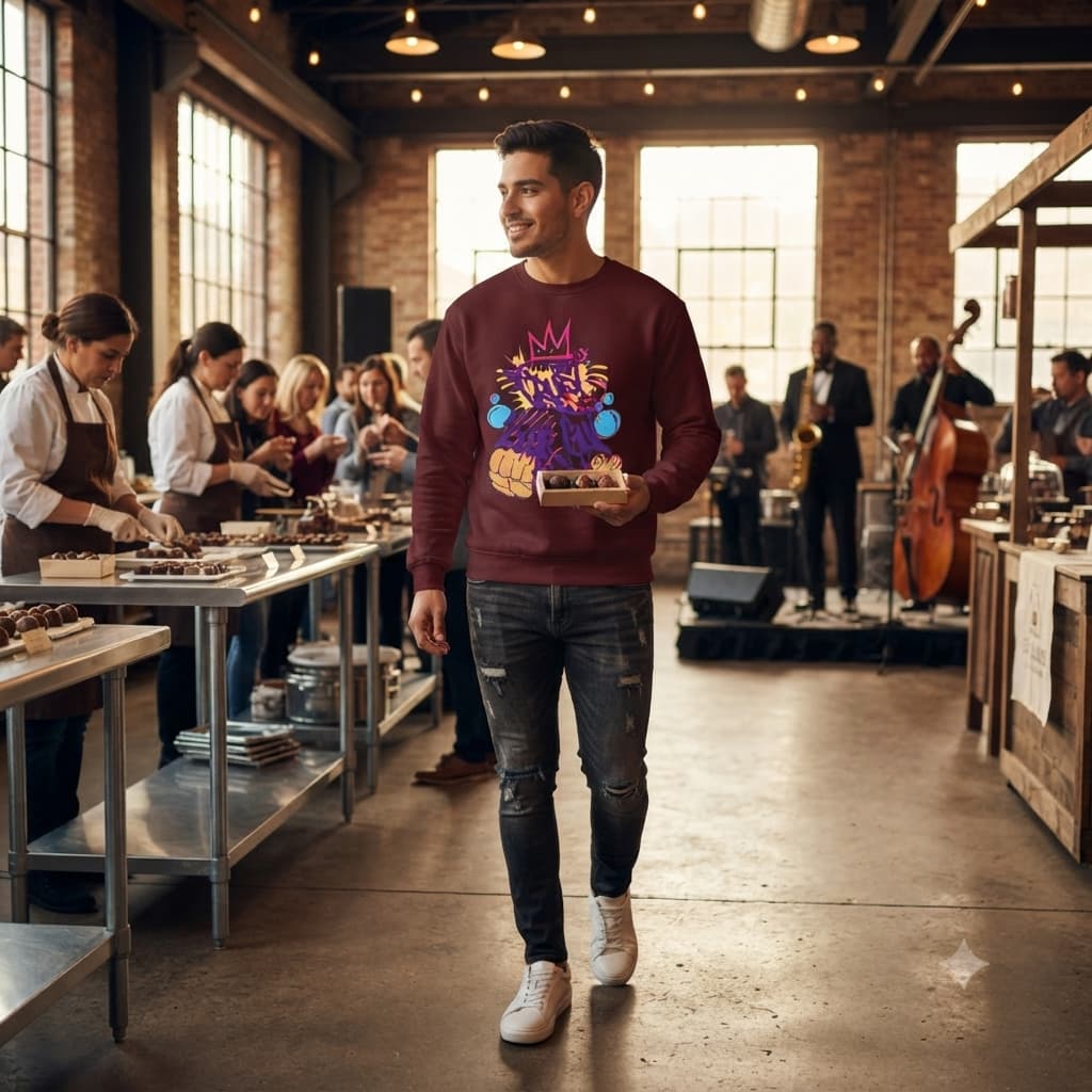 Men’s Maroon Sweatshirt 