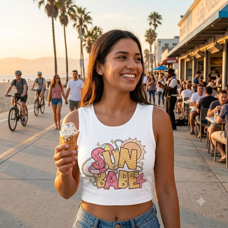 GOLDEN RADIANCE Crop Tank