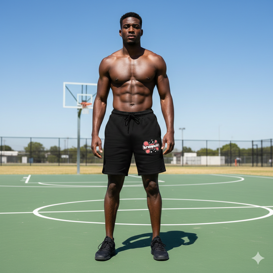 MENS BLACK SPORTSHORTS