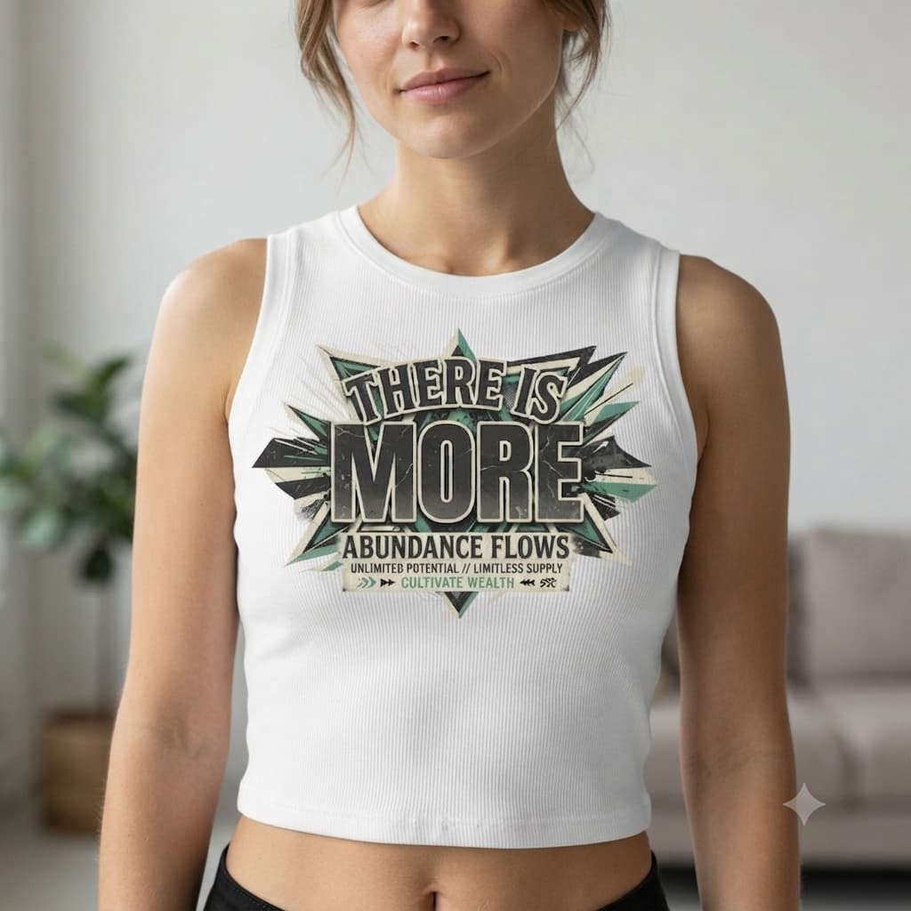 Women's White Crop Tank Top
