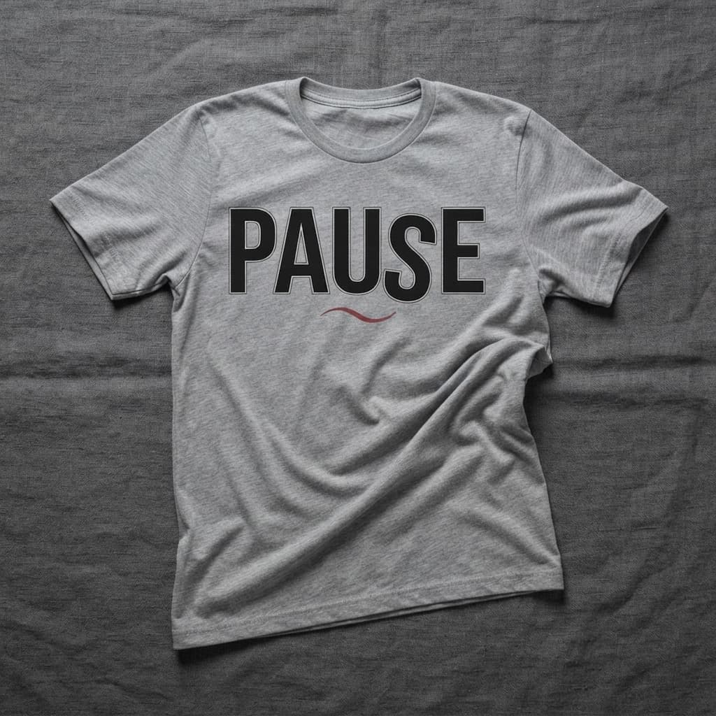 Men's Melange Grey Round Neck T-shirt