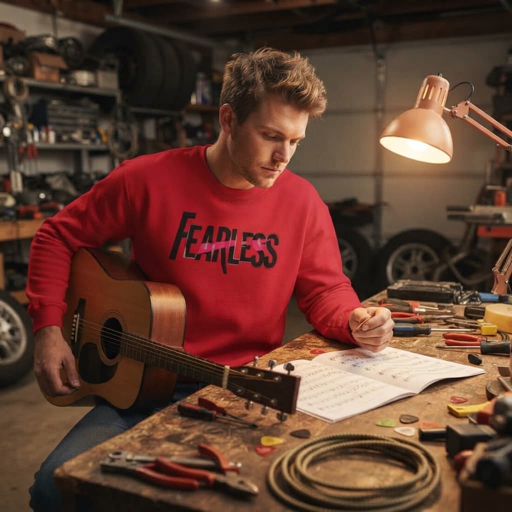 Men’s Red Sweatshirt 