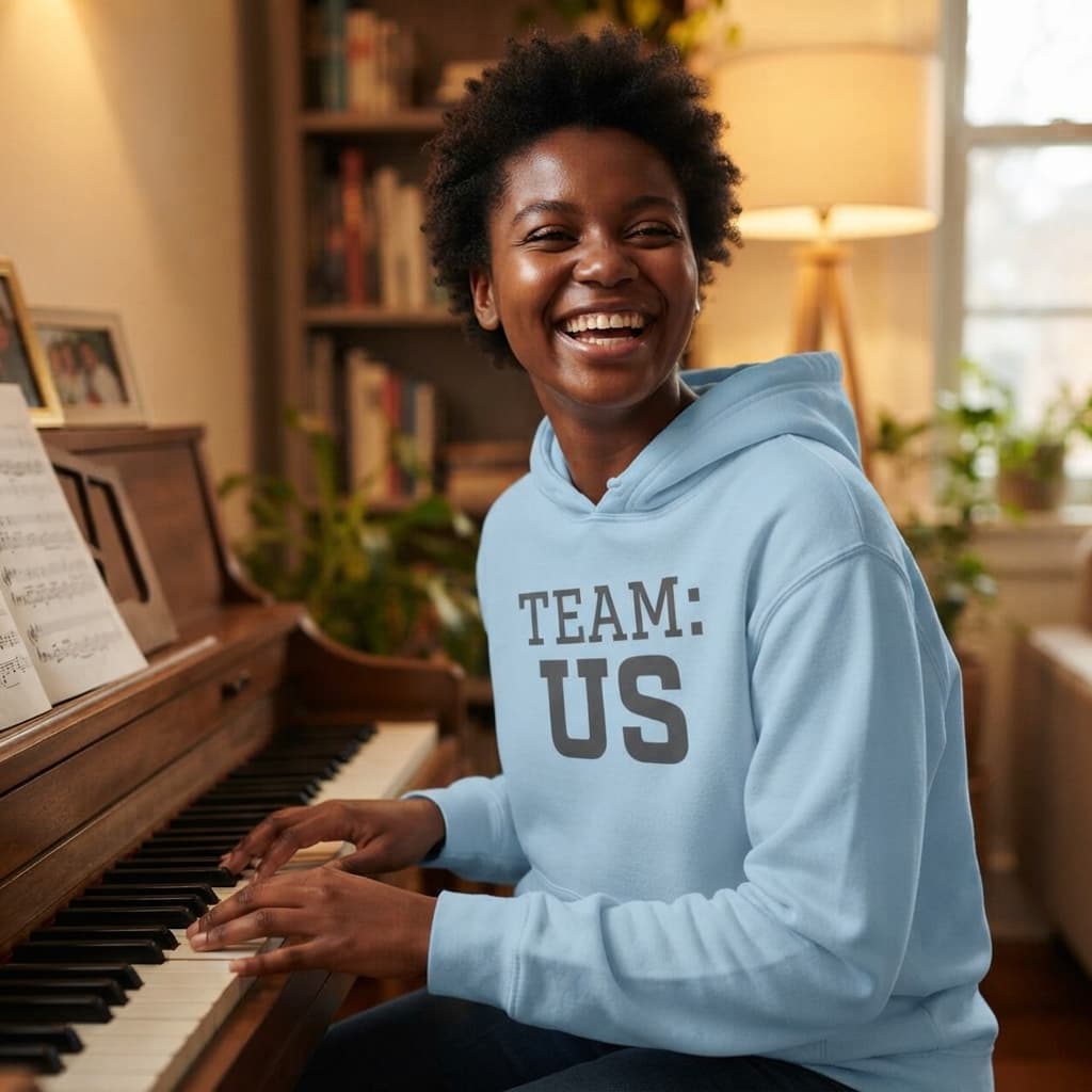 karavirs™ Team Us — Baby Blue Hoodie
