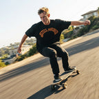 Men's Black Oversized Round Neck T-shirt