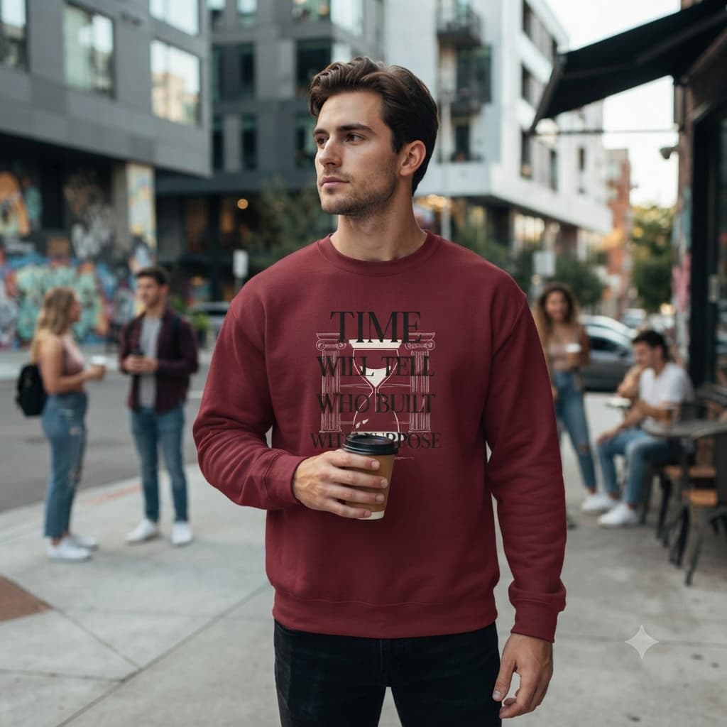 Men's Maroon Sweatshirt