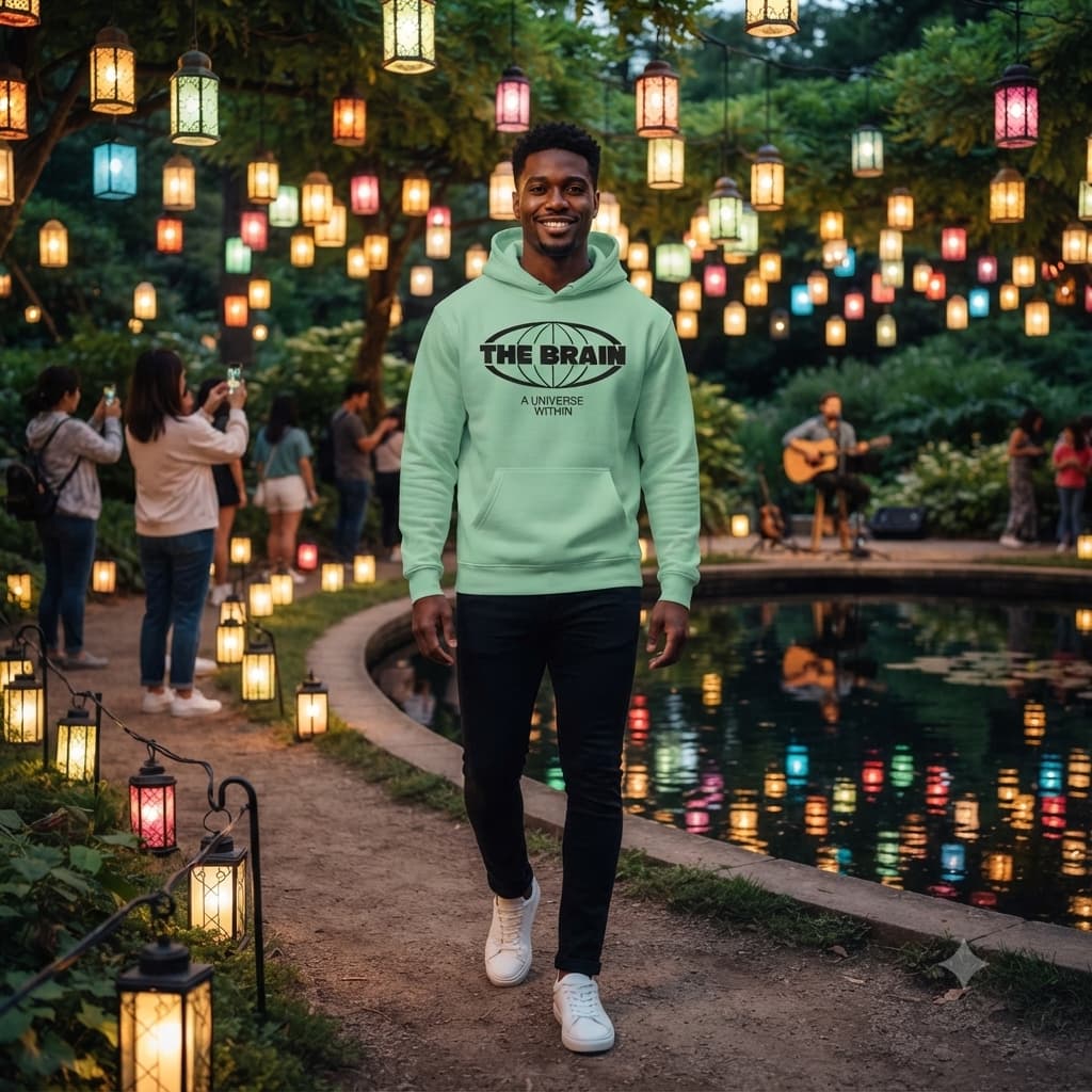 Men's Mint Green Hoodies