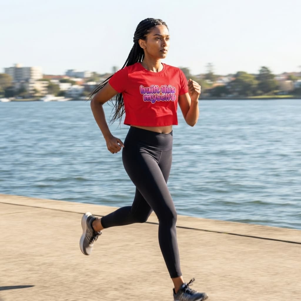 Women's Red Crop Top