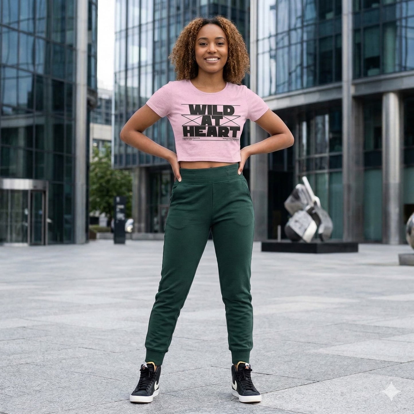 Women's Pink Crop Tops