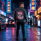 Men's Charcoal Grey Bomber Jacket