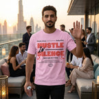 Men's Light Pink Round Neck T-shirts