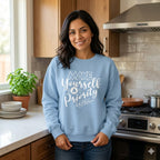WOMENS BABY BLUE SWEATSHIRT 